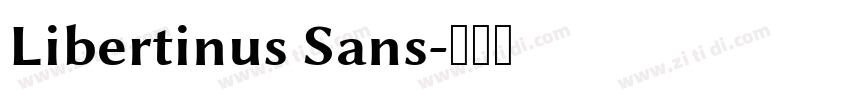 Libertinus Sans字体转换